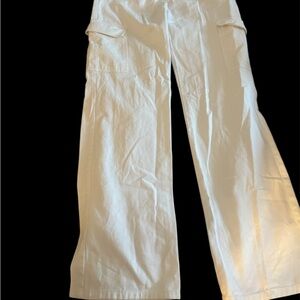 Altar’d State White Wide-Leg Pants Size M